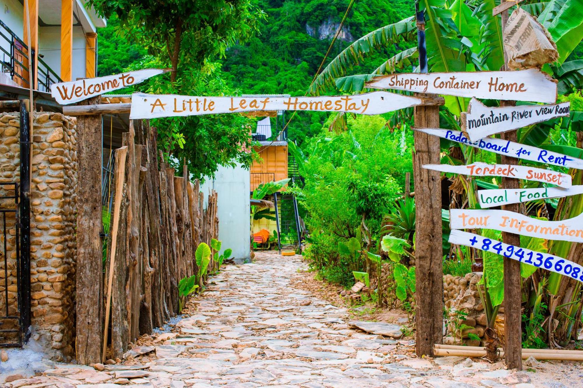 Phong Nha A Little Leaf Homestay Exteriör bild